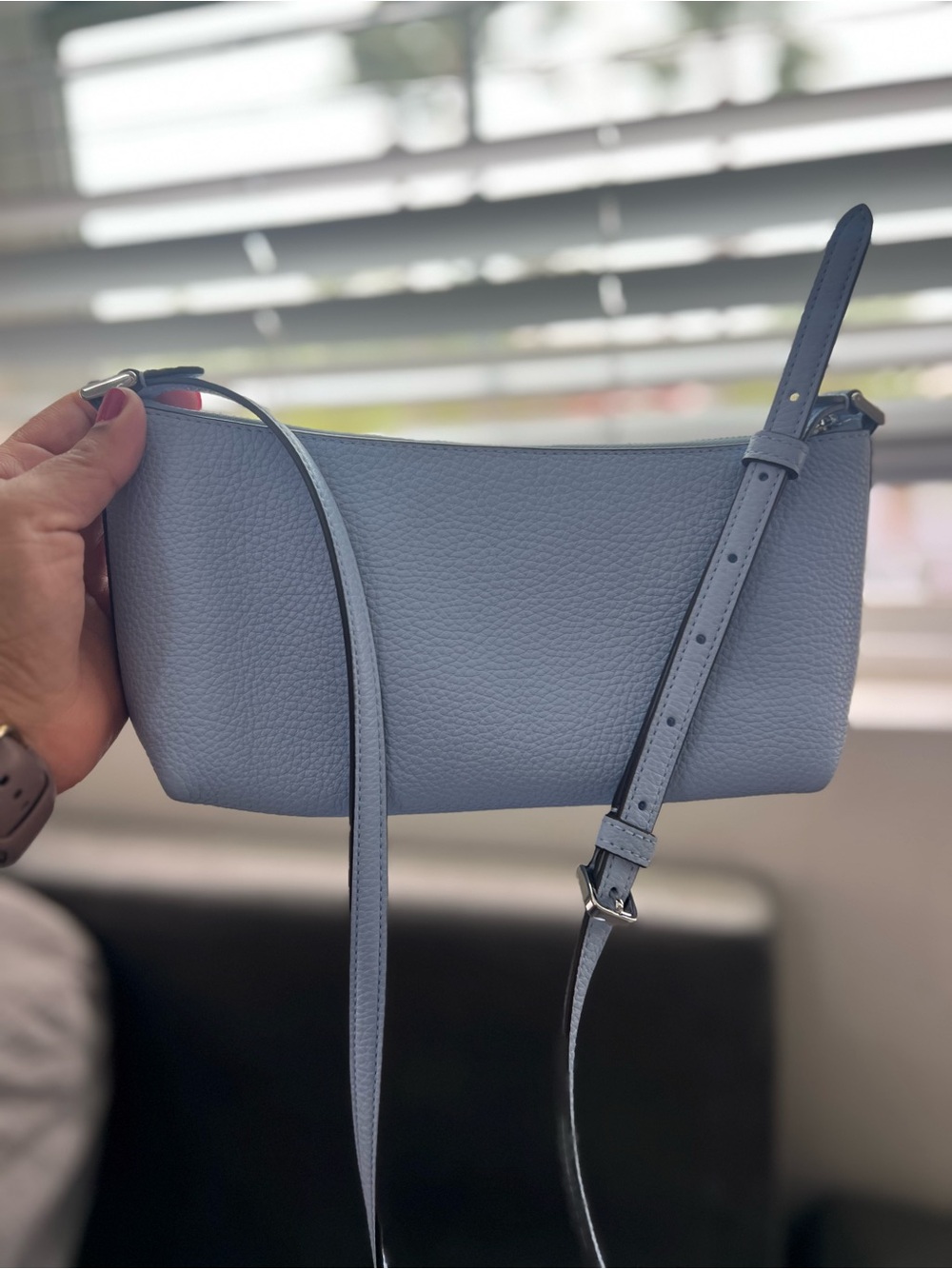 Kate spade mini crossbody baby blue